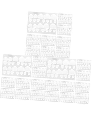 minkissy minkissy 60 Sheets of Nail Stickers Label Sticker Sticky Tabs Glue For Artificial Nails Medium Length Gummed Paper High Quality