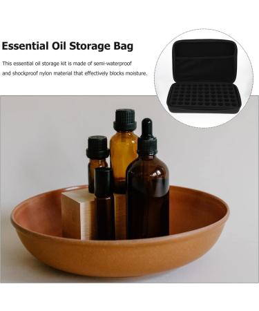 Milists 60-Bottle Essential Oil Storage Box - Shockproof Waterproof Durable with Foam Insert | 15ml Capacity | Black - Buy Online on GoSupps.com