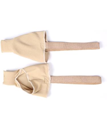 Wlype thumbs-to-be gladed iron separator bale correction pad stretch hallux-valgus-toe protection orthopedic for women and men (champagne l) champagne l
