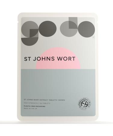 Fitness Health ST Johns Wort 1000MG Tablets | High Strength Supplement | Vegan Tablets & UK Made | High Strength St. John's Wort Supplement | (90 Tablets) 90 Count (Pack of 1) - Buy Online on GoSupps.com