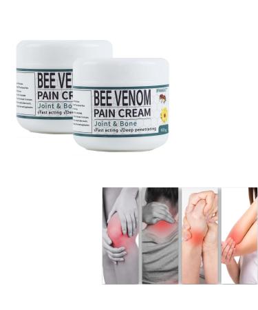 Bee Venom cream beeergift pain cream 60g per bottle bee yarel for pain New Zealand advanced bee gel for joint (2 pieces)