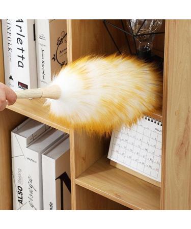 Wool Duster Static Lambs Wool Brush Duster Lambswool Soft Dusting Household Brush Dust N7G7 Mites - Buy Online on GoSupps.com