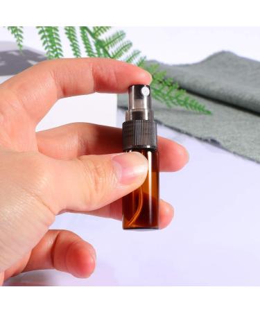 Beaupretty 10pcs 5ml Empty Brown Glass Spray Bottles with Atomizer - Perfect for Essential Oils Perfume & Cosmetics | International Shipping - Buy Online on GoSupps.com