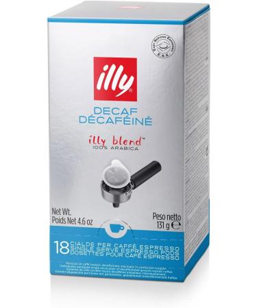 illycaffe illy Individually Wrapped Decaffeinated Coffee Servings 18-Count 131 g (Pack of 2) 18 Count (Pack of 2) - Buy Online on GoSupps.com