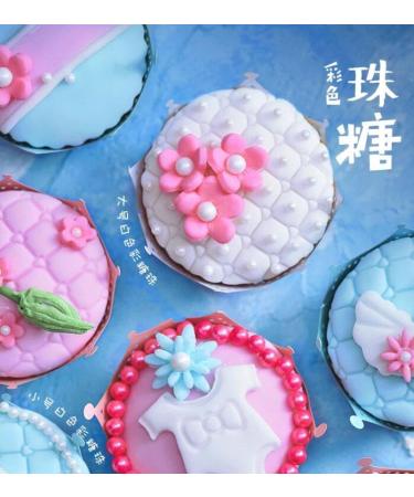 Red Pearls Edible Cake Decorations 120g for Birthdays Halloween Thanksgiving & Christmas Parties | Perfect for Cupcakes Desserts & Biscuits - Buy Online on GoSupps.com