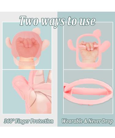 BOKOUHUI Silicone Teethers for Babies - Set of 2 Mushroom Teething Toys with Storage Case | Safe for Toddlers & Infants - Buy Online on GoSupps.com