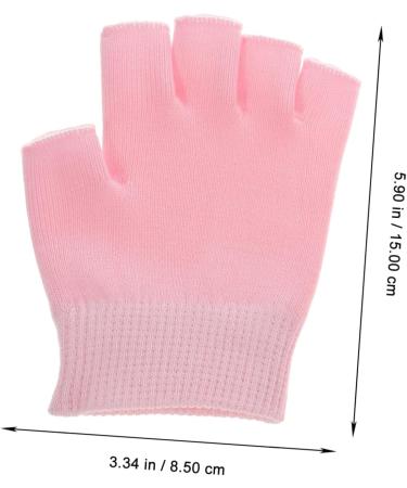 Healeved 1 Pair Moisturizing Gloves Gloves for Men Moisture Gloves for Hands Overnight Collagen Hand Spa Gloves Gel Mitten Gel Hand Gloves Hand Pink Fingerless Miss - Buy Online on GoSupps.com