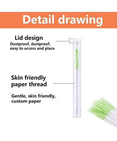 KODASW 360Pcs Hygienical Ear Hole Cleaner Disposable Floss Earrings Hole Piercing Cleaning Line Removal Tools for Women Girls Cotton Thread - Buy Online on GoSupps.com