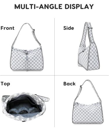 Sonarin Stylish Large Capacity Waterproof Travel Diaper Bag - Multifunctional Portable Baby Bag with Isolated Pockets - Gray - Buy Online on GoSupps.com