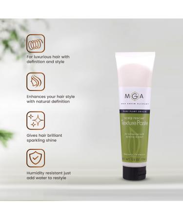 Scalp Rescue Texture Paste - 5.5 oz Organic Vegan Hair Product for Shine & Definition | Medium Hold Color Safe Gluten Free - Buy Online on GoSupps.com