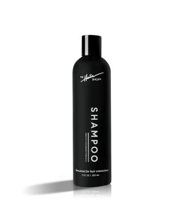 The Hair Shop Hair Extension Shampoo Gentle Cleansing Formula Designed for Hair Extension Paraben-Free Color-Safe Vegan Infused with Chamomile Rosemary Aloe Cucumber and Biotin