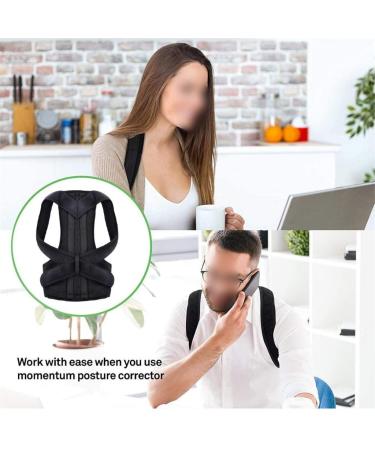 Adjustable Posture Corrector Back Support Shoulder Back Brace Posture Spine Corrector Postural Fixer Tape - Buy Online on GoSupps.com