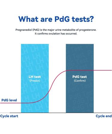 Wondfo PdG Test Strips - 5 Progesterone Tests for Confirming Ovulation at Home - Buy Online on GoSupps.com