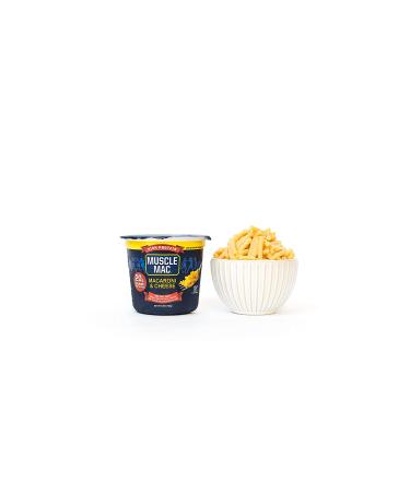 Muscle Mac Microwavable Mega Cups | 20g Protein/Serving | Real Cheese | Non-GMO (12 Cups) - Buy Online on GoSupps.com