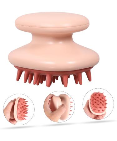 Tovinanna Silicone Massage Comb & Shampoo Washer - Scalp Massager Brush for Hair Care | 9.4x7cm Pink - Buy Online on GoSupps.com