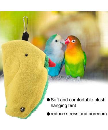 Buy Parrot Standing Perch & Hanging Triangle Hammock - Plush Bird Cage Tent Toys for Parrots Nymphensittich and Conures - Buy Online on GoSupps.com