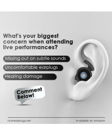 Premium Noise Reduction Concert Earplugs for Musicians & Travel - Ultimate Ear Protection for Raves Airplanes Motorcycles ADHD & Autism - Buy Online on GoSupps.com