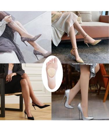 Metatarsal Foot Pads for Women Men - 4 Pair Size 4-8 | Comfortable Ball of Foot Pain Relief Cushion Pads | Durable High Heel Forefoot Cushions - Buy Online on GoSupps.com
