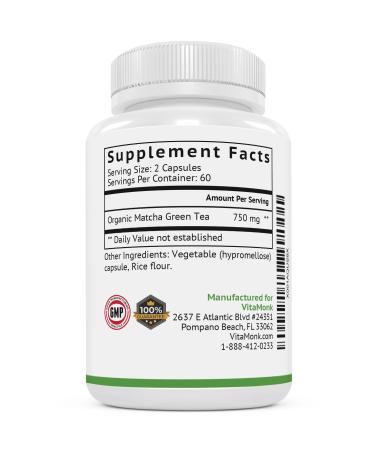 VitaMonk Energy & Focus Bundle: MatchaMax Organic Japanese Matcha Capsules Low Dose Caffeine and Theanine - Buy Online on GoSupps.com