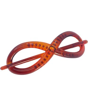 Topkids Accessories Chignon Hair Pin for Women and Girls French Hair Pin Hair Accessories for Women French style Hair grips French Pin Hair sticks Hair pins (Tort infinity loop) - Buy Online on GoSupps.com