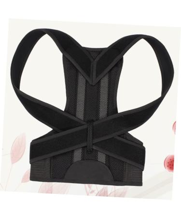 Buy Healeved Back Posture Brace | Hunchback Support Belt for Improved Posture - Adjustable Shoulder Strap - 31x26.5CM Black | International Shipping - Buy Online on GoSupps.com