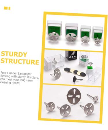FRCOLOR Foot Bearings Hole Design Bearing Dead Skin Grinding Tool Sanding Paper Bearing for feet Nail Tool Dead Skin Sand Bearing Electric Sandpaper Stainless Steel - Buy Online on GoSupps.com