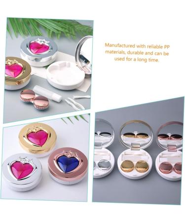 Buy Healvian 6 STK Contact Lens Container Set - Ceramic Case Tweezers & Toothbrush Holder | Practical & Stylish Storage for Glasses - Buy Online on GoSupps.com