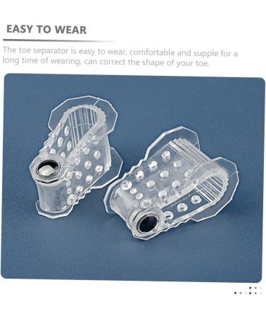 4 Pairs Magnetic Splitter Hammer Straightener Pedicure Tools for Women - Bunion Pads & Transparent Splints - Buy Online on GoSupps.com