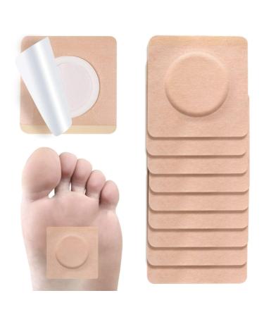 Suerisome 30 Pieces Bunion Cushions Pad Blister Bandages Blister Cushions Adhesive Bandages Bunion Foot Protectors Pads for Relief Bunion Pain Callus Chafing Friction (Square 1.96inch)