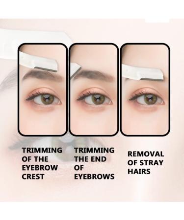 3-in-1 Precise Eyebrow Tweezers Set with Shiny Silver Finish for Women - Slant & Pointed Tweezers, Eyebrow Razor - Buy Online on GoSupps.com