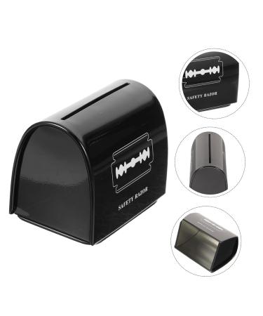 Frcolor Razor Bing Bank - Rustproof Steel Hairdressing Blade Disposal Container for Safe & Easy Waste Management - Buy Online on GoSupps.com