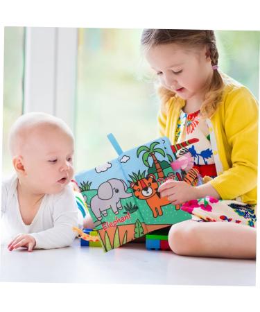 Bestonzon 2-Piece Tearproof Fabric Book Set for Babies & Toddlers - Touch & Feel Books for Newborns 0-6 Months - Buy Online on GoSupps.com