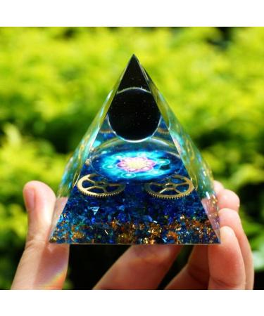 Buy Meditation Orgone Pyramid Crystals - 7 Chakra Energy Kit for Spiritual Enhancement & Home Decor - Buy Online on GoSupps.com