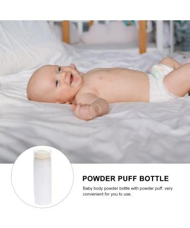 FOMIYES Loose Powder Container with Puff | Body & Baby Powder Makeup Bottle | 15x4.7cm Assorted Color - Buy Online on GoSupps.com