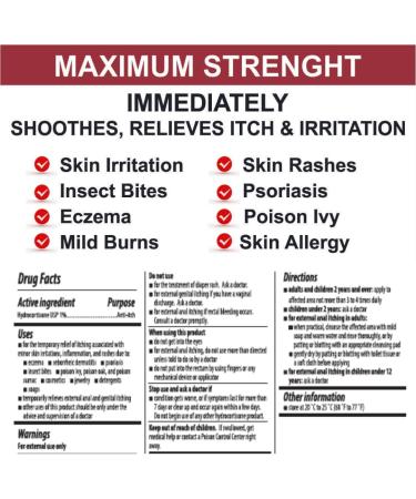 Quatriderm NF Extra Strength 1% Hydrocortisone with Aloe Vera - 2 oz Tube - Buy Online on GoSupps.com