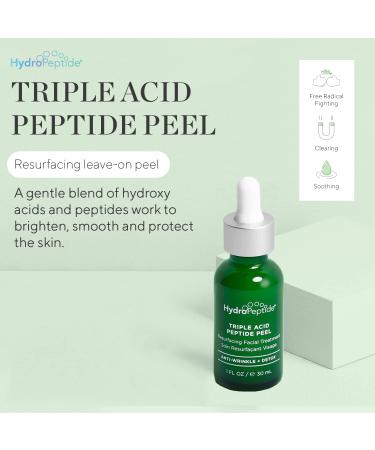 HydroPeptide Triple Acid Peptide Peel and Power Lift Moisturizer Bundle - 1oz each - Buy Online on GoSupps.com