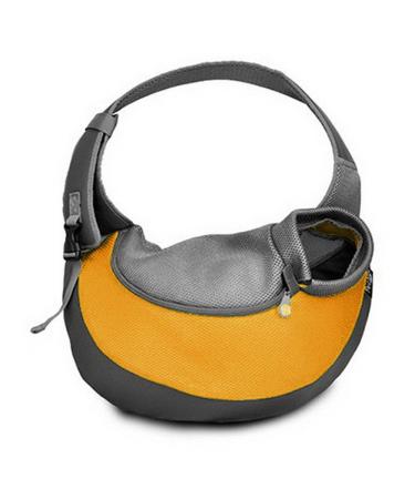 BIGWING Style Transport Bag for Dogs Cats -Pet Dog Bag Shoulder Bag for Transporter Small Animal Canvas Bags L Jaune