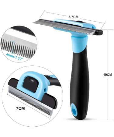 DDSHUN Professional Pet Grooming Brush Tool for Dogs, Cats, and Horses - Blue - Buy Online on GoSupps.com