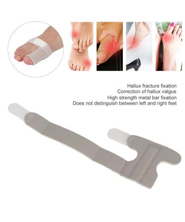 Sonew Gray Toe Support: Breathable Adjustable Fracture Recovery & Hallux Valgus Correction - Portable & Convenient for Home & Travel - Buy Online on GoSupps.com