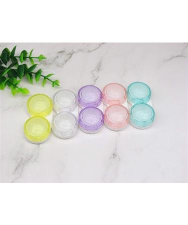 Owlkay Contact Lens Storage Container - Mini Colored Box for Women | Pink & Yellow - Buy Online on GoSupps.com