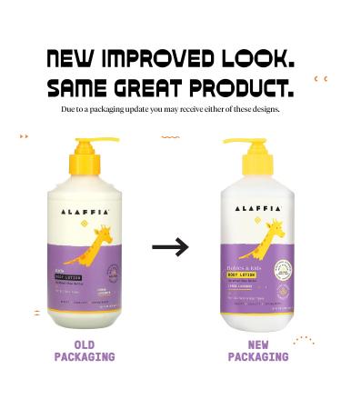 Alaffia Everyday Shea Body Lotion for Babies & Kids - Lemon Lavender, 16 fl oz (475 ml) | Natural Moisturizer - Buy Online on GoSupps.com