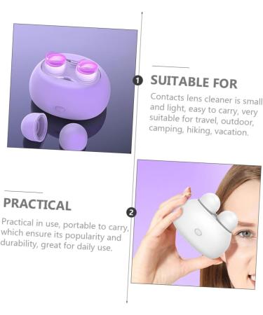 Buy Partykindom 5-Piece Color Glasses Cleaning & Remote Tool Case Set - Travel Make-Up Accessory White 5.8x6.5x6cm Ideal for International Shipping - Buy Online on GoSupps.com