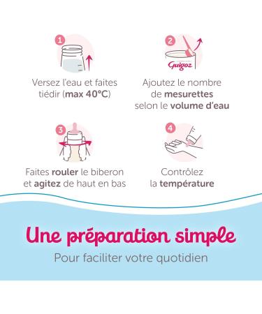 Guigoz OPTIPRO 3 Growth Milk Powder 1-3 Years - Box of 830 g - Buy Online on GoSupps.com