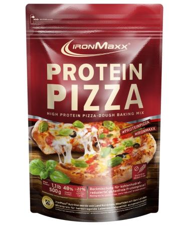 IronMaxx Protein Pizza Low Carb Hgh Protein Baking Mix Neutral 500g Bag (1 Pack) Neutral 500 g (1 Pack)