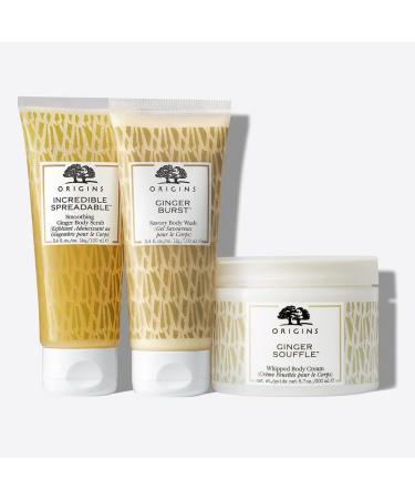 Origins Ginger Gift Set: Body Cream, Body Wash, Body Scrub - Buy Online on GoSupps.com