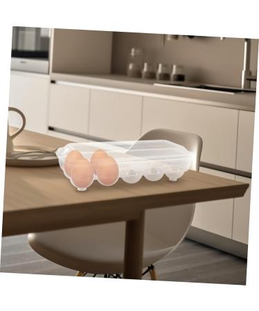 LABRIMP Egg Rack Container with Lid Eggs Refrigerator Organizer Bin Refrigerator Egg Storage Bin Trash Can - Buy Online on GoSupps.com