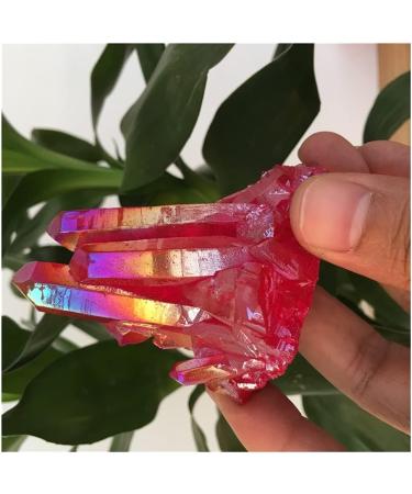 Stone Crafts Natural Red Quartz Cluster Crystal Gem Stone Minerals Specimen Reiki Stone Crystal Reiki - Buy Online on GoSupps.com