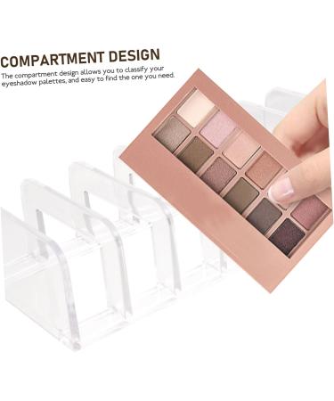 Beavorty 4pcs eye shadow storage box plastic pallets clear tray cosmetics vanity holder Storage rack lipstick 17.1x7.3cmx4pcs Transparentx4pcs - Buy Online on GoSupps.com