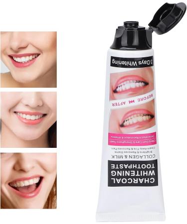 Verdant Touch Oral Care Charcoal Whitening Toothpaste 100ml Oral Care Oral Care Peppermint Cleaning Toothpaste - Buy Online on GoSupps.com