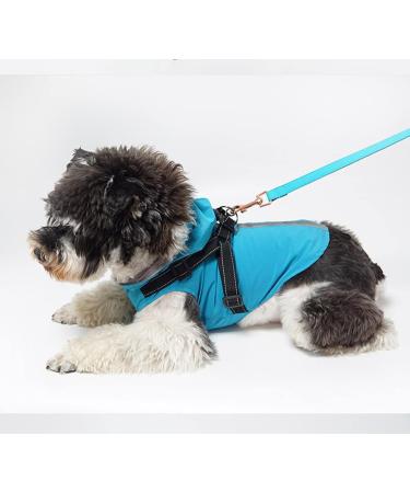 Waterproof Dog Rain Jacket with Hood | Adjustable Reflective Coat for Small to Large Dogs - Available in Green & Blue (3XL) - Buy Online on GoSupps.com